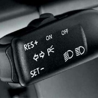 Cruise Control - Vehicles with Multi Function Display (MFD)